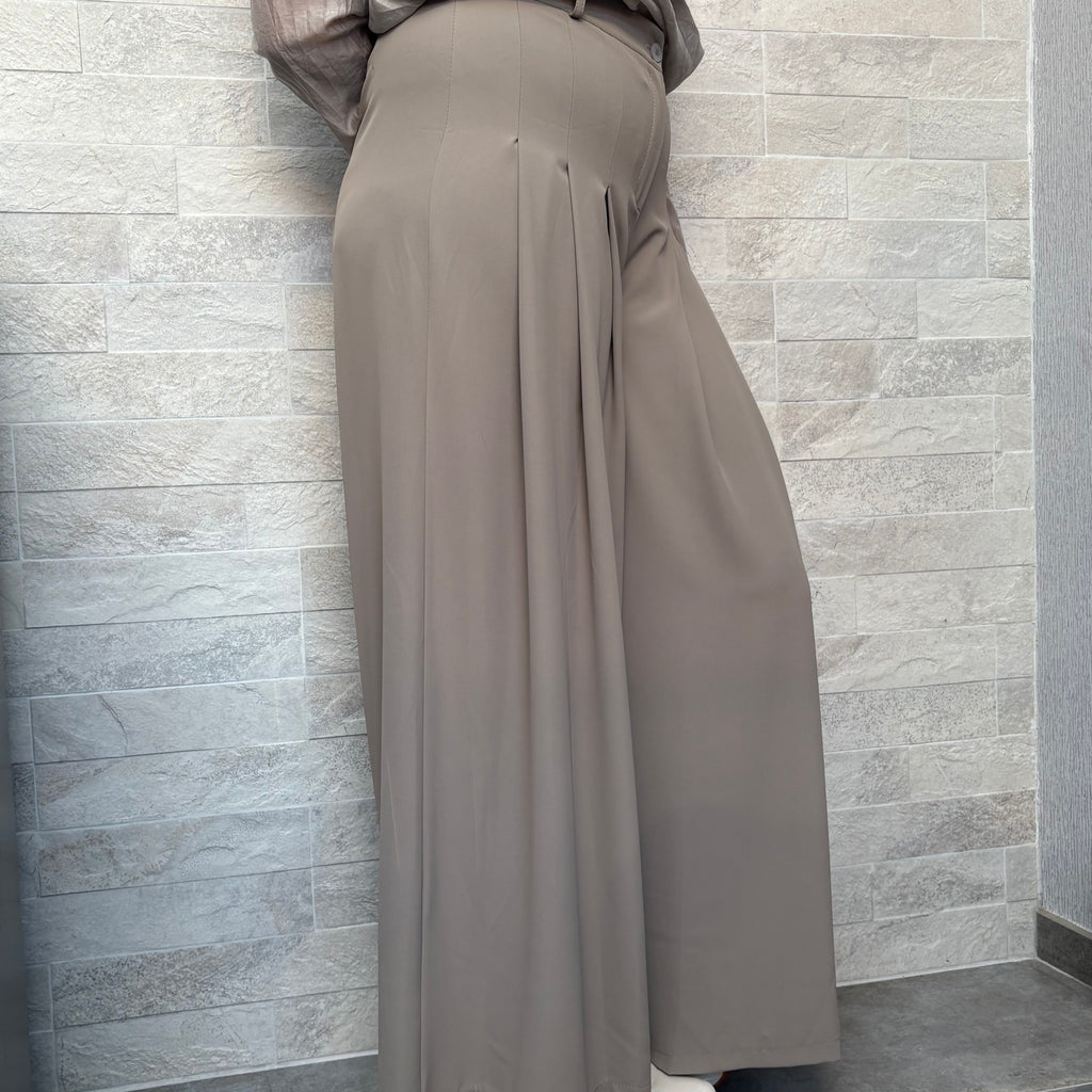 Pantalon “Chic Plissé” - BNOS9209BEIGE