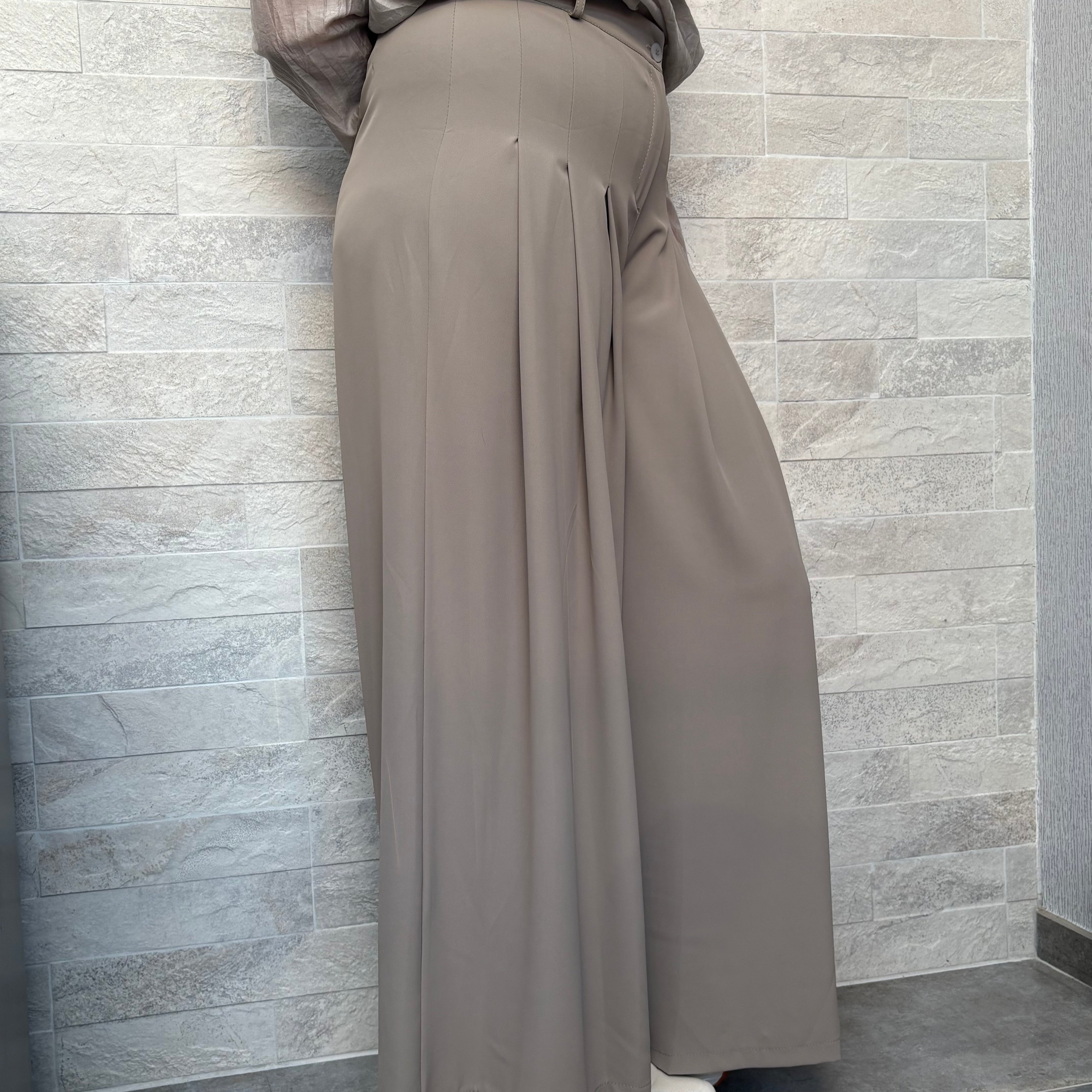 Pantalon “Chic Plissé” - BNOS9209BEIGE