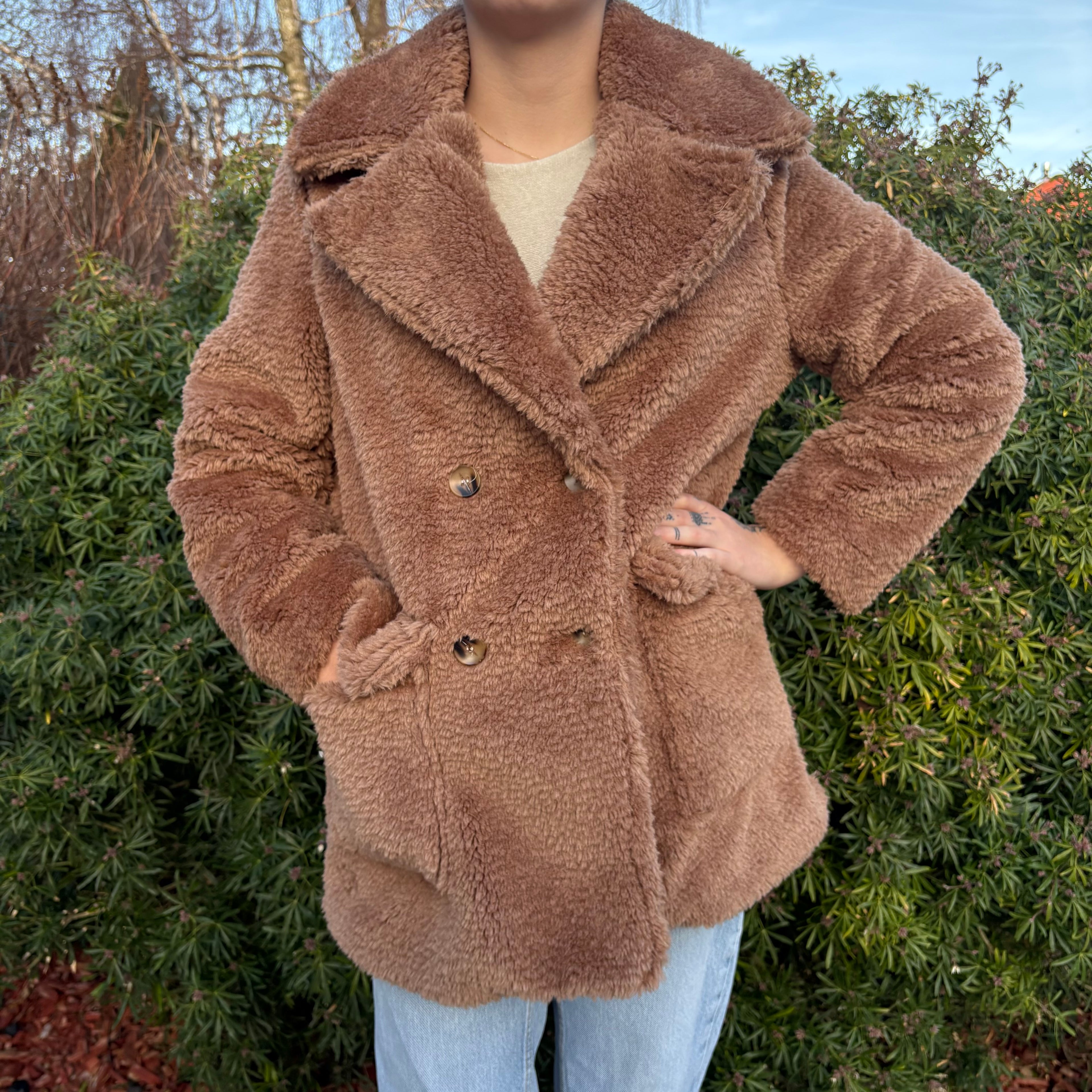 Manteau “Teddy Prestige” - VNOS6666BRUN