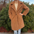 Manteau “Teddy Élégance” - VBONM-01090CAMEL