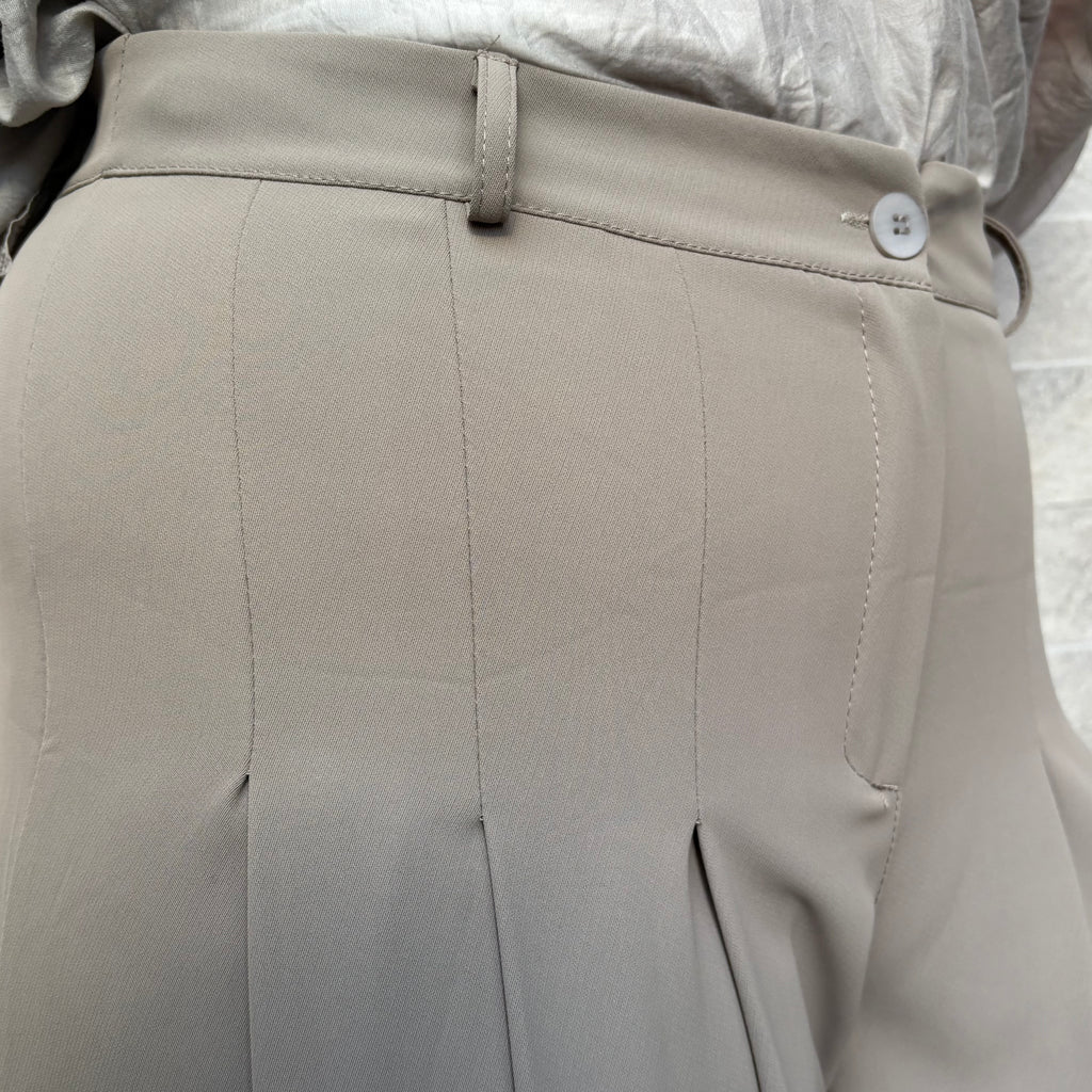 Pantalon “Chic Plissé” - BNOS9209BEIGE