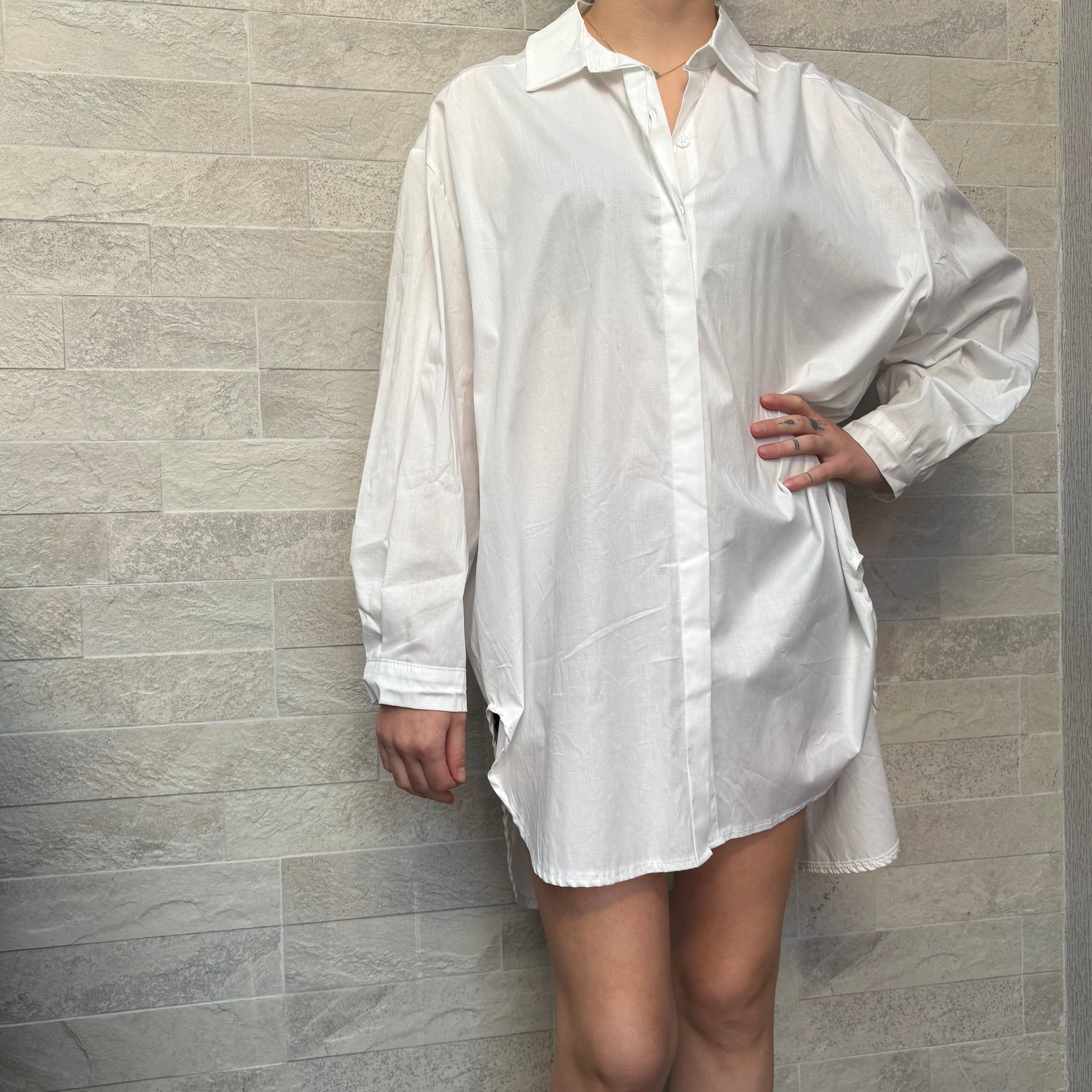 Robe-Chemise “Pure Élégance” - RBONM-P1800BLANC