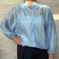 Blouse “Bohème Brodée” - HNOS4444BLEU