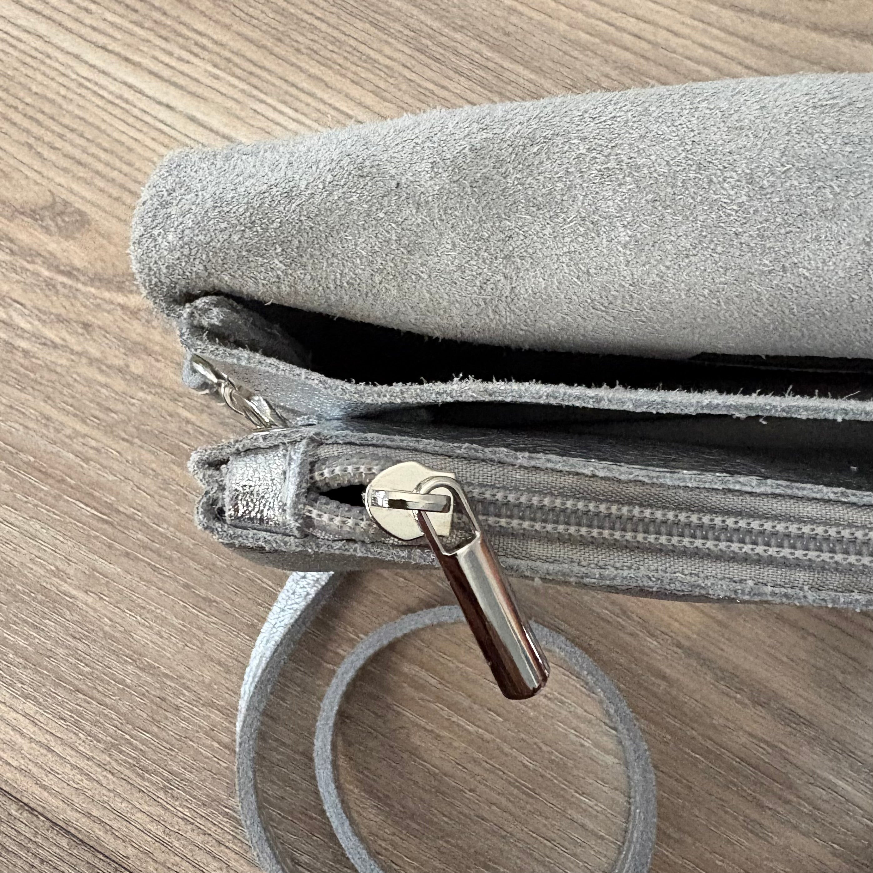 Sac/Pochette argenté