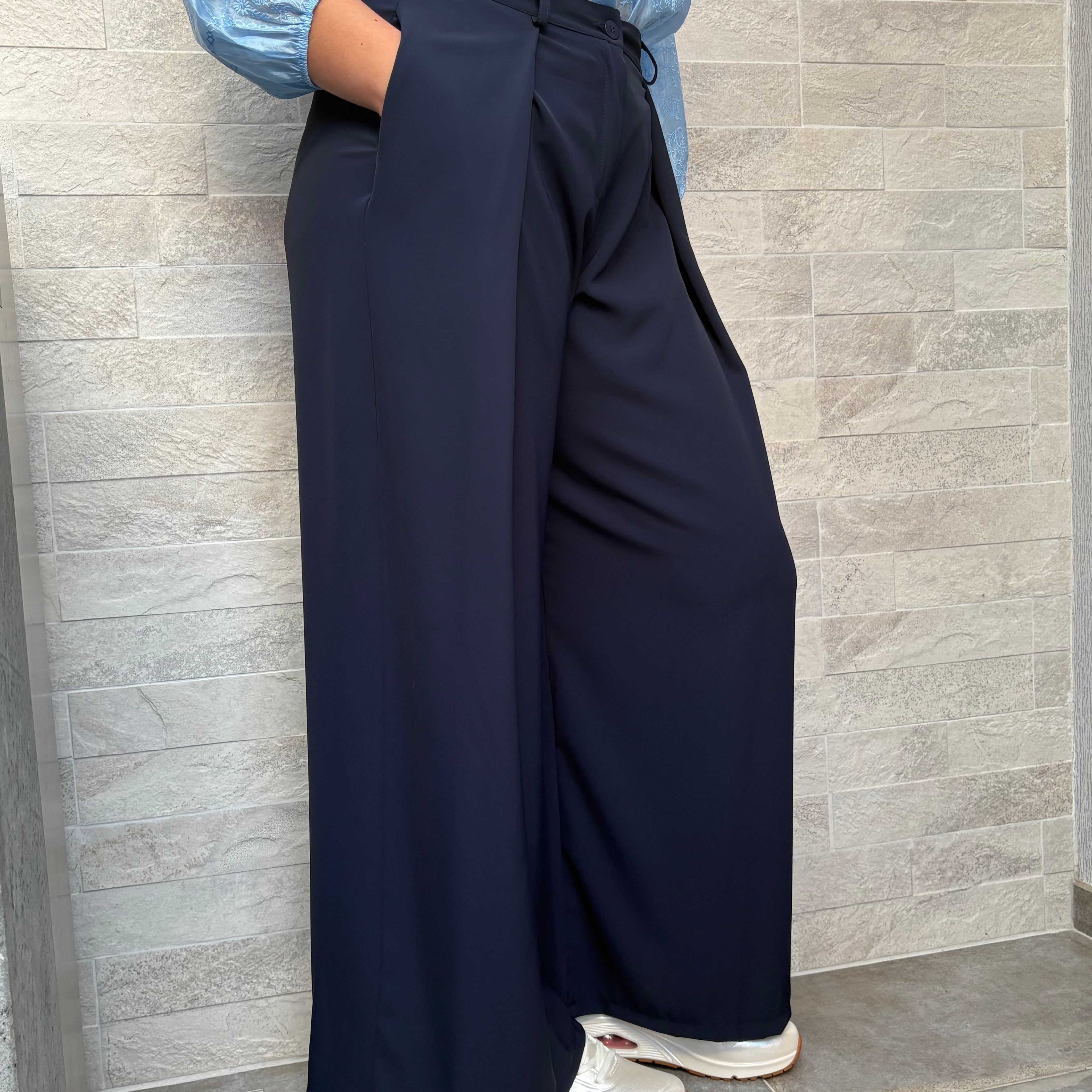 Pantalon “Palazzo Chic” - BNOS9209BLEU