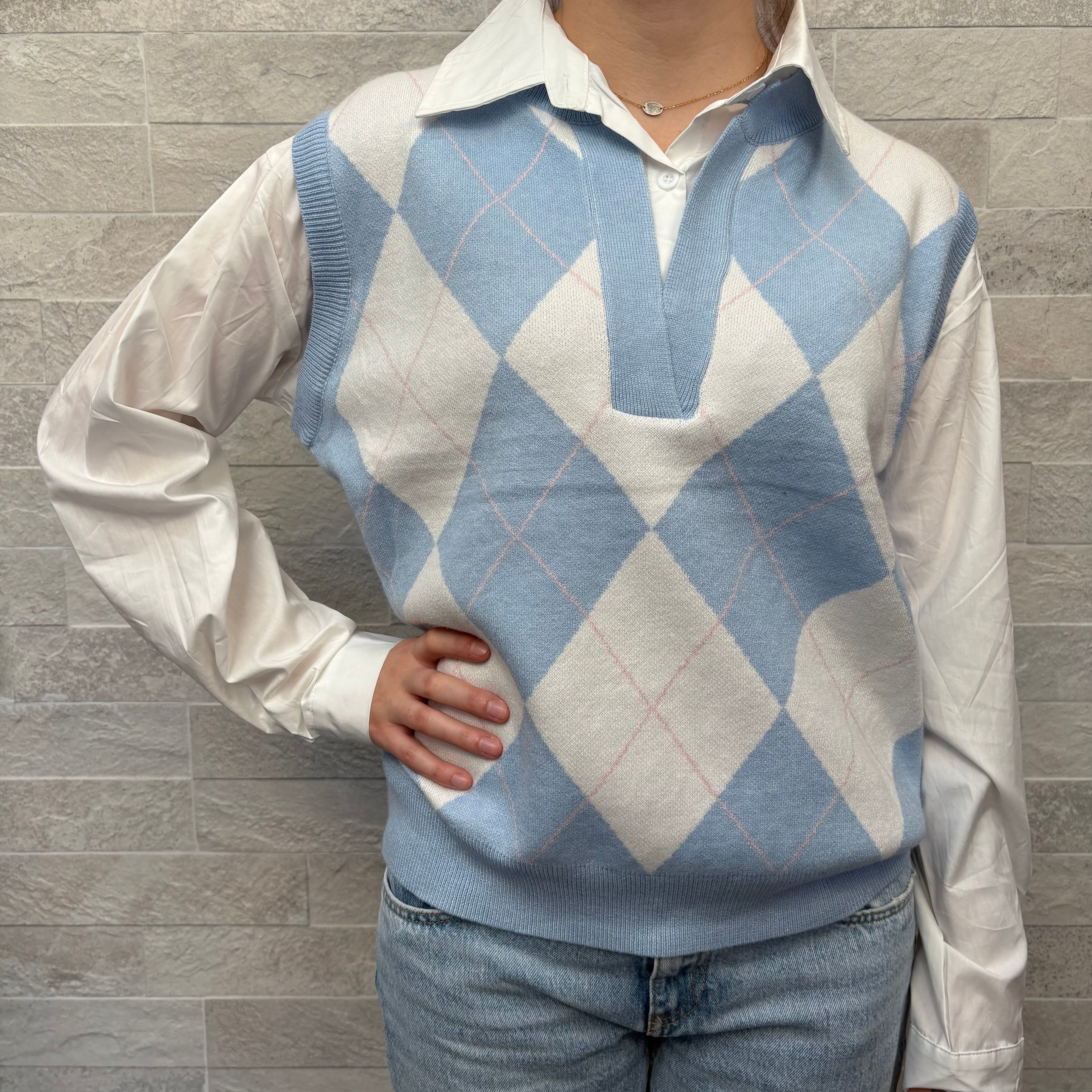 Pull “Preppy Chic” - HXUNBLEU