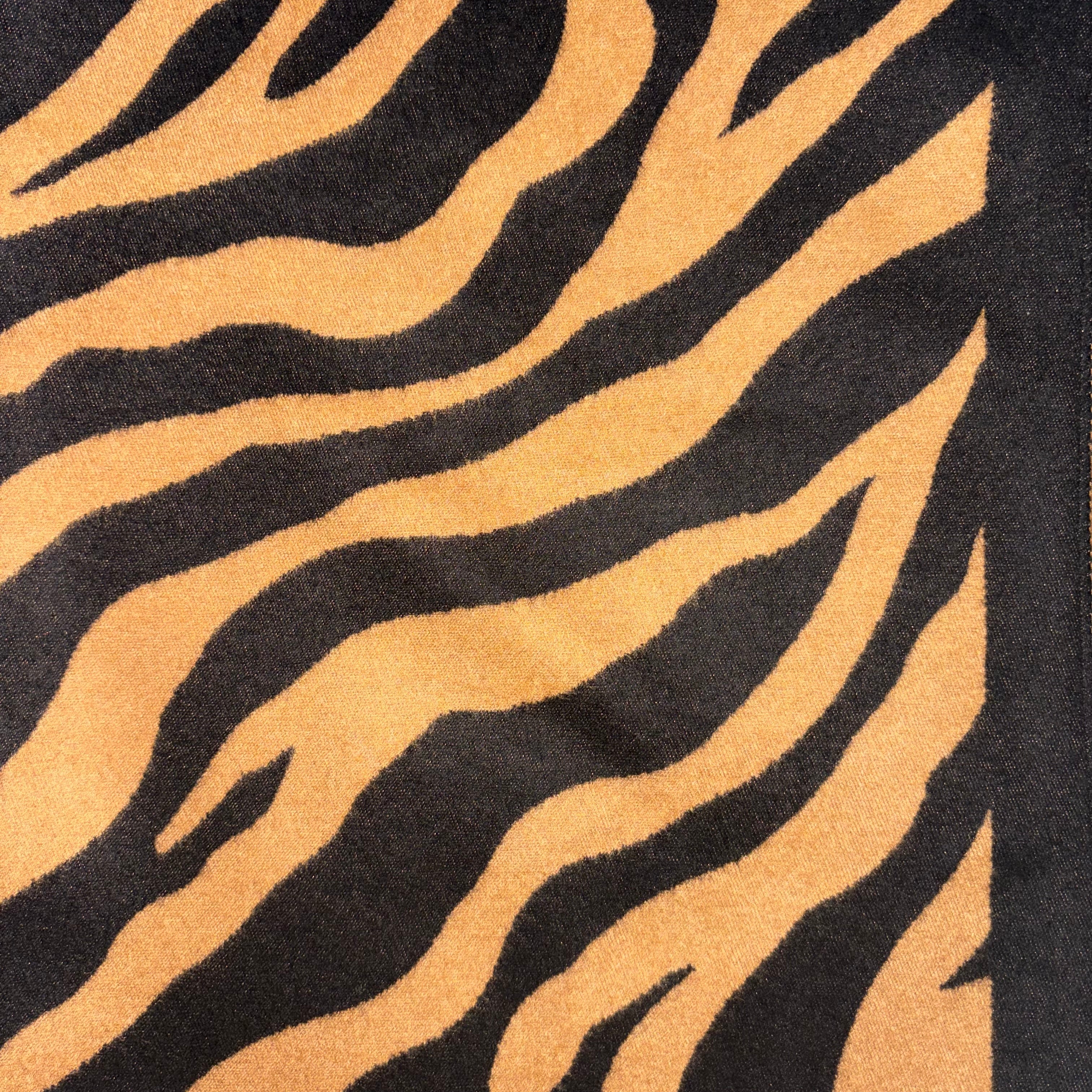 Foulard zébré camel