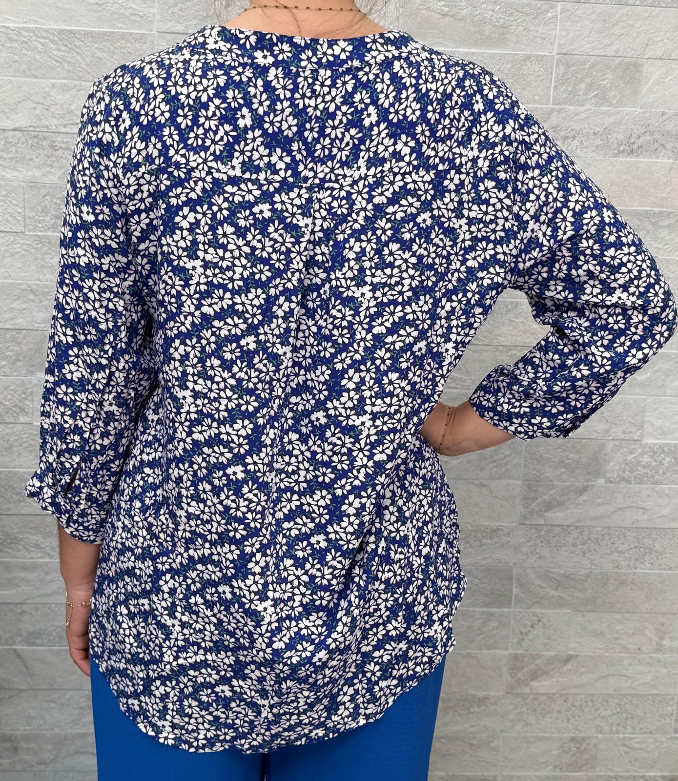 Blouse fluide motif floral