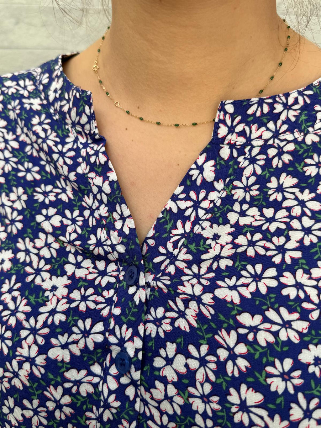 Blouse fluide motif floral