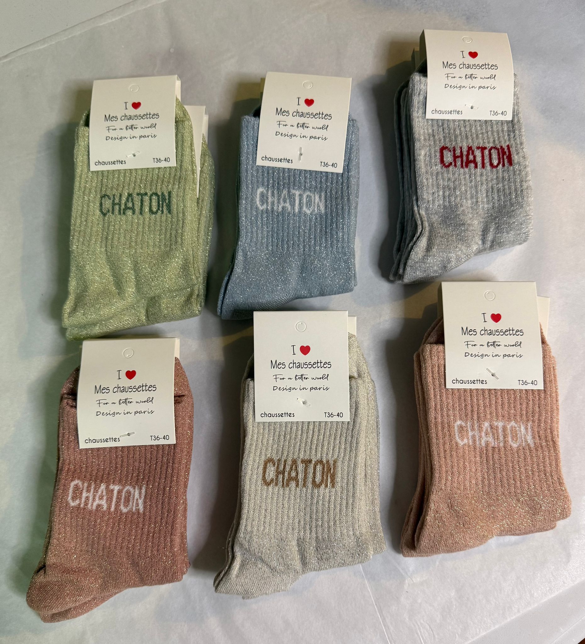 Chaussettes "Chaton"