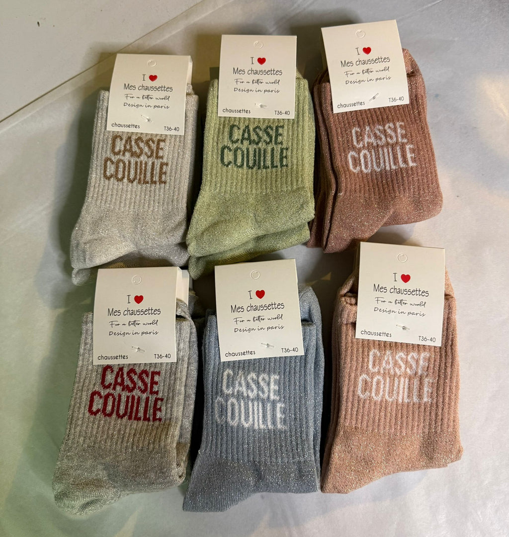 Chaussettes "Casse couille"