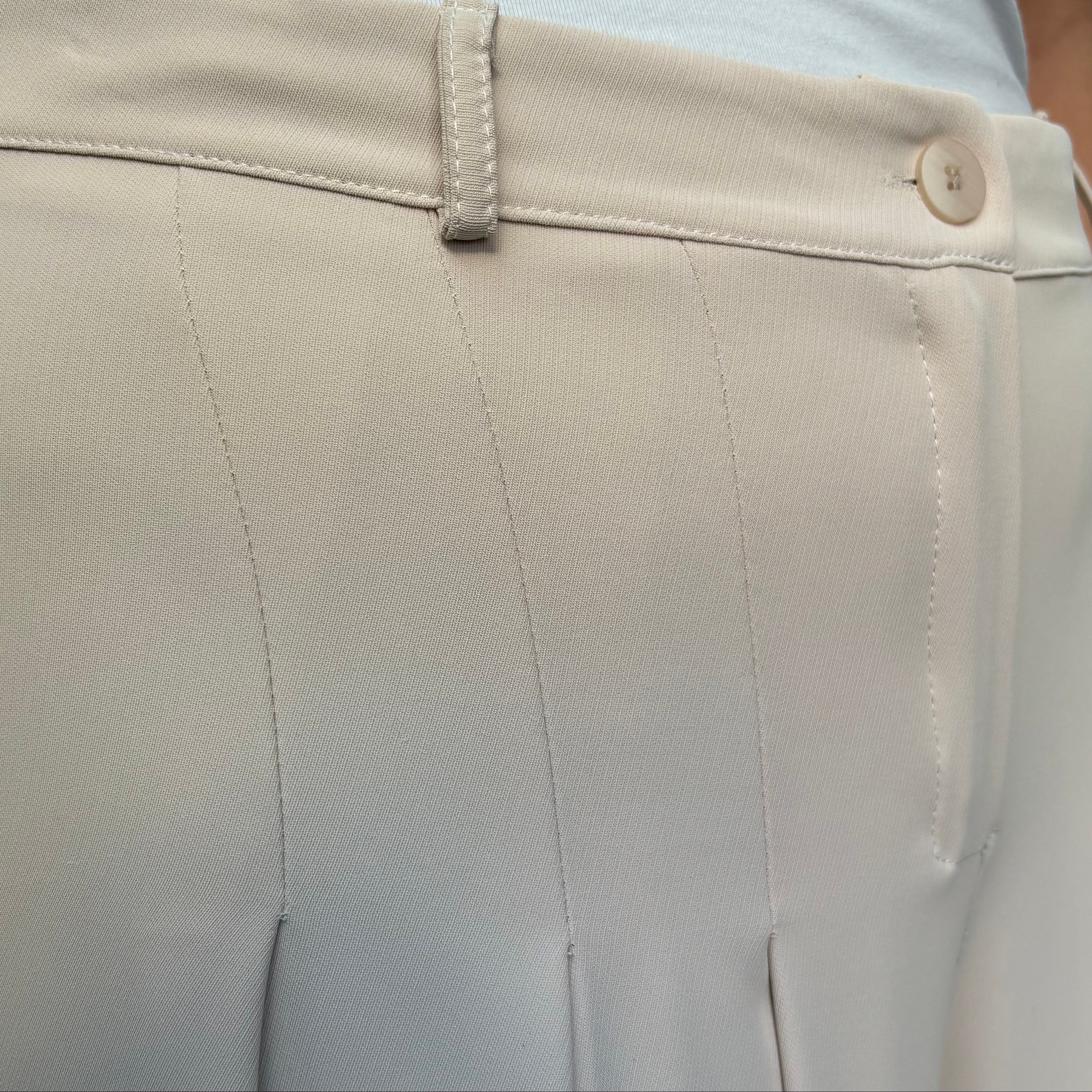 Pantalon “Chic Plissé” - BNOS9209CREME