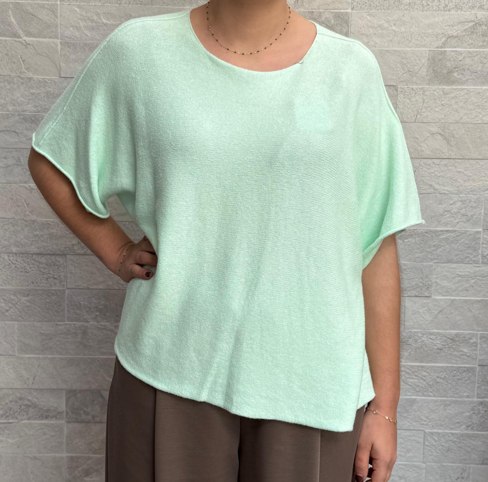 Pull manche courte