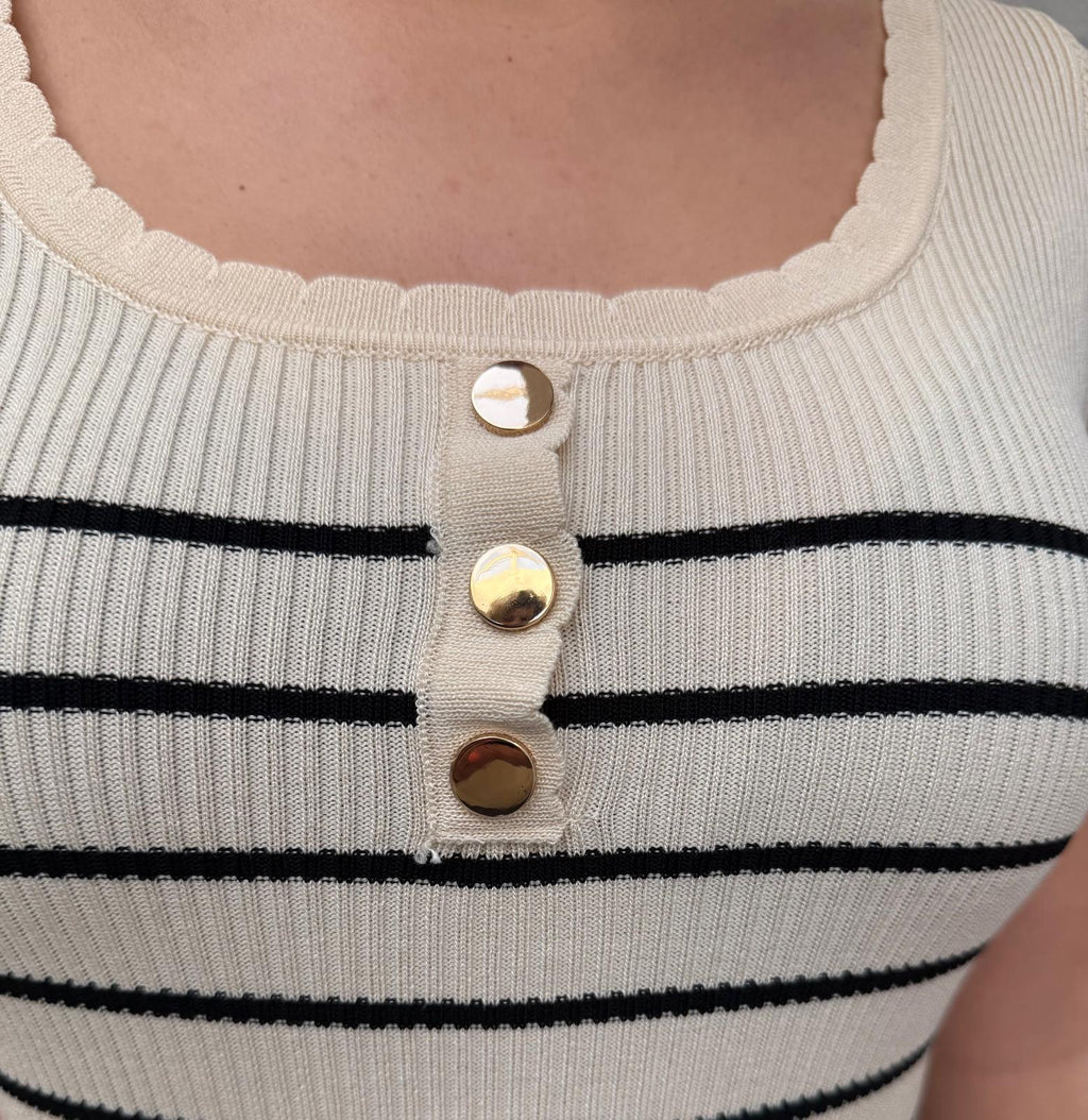 Robe rayée