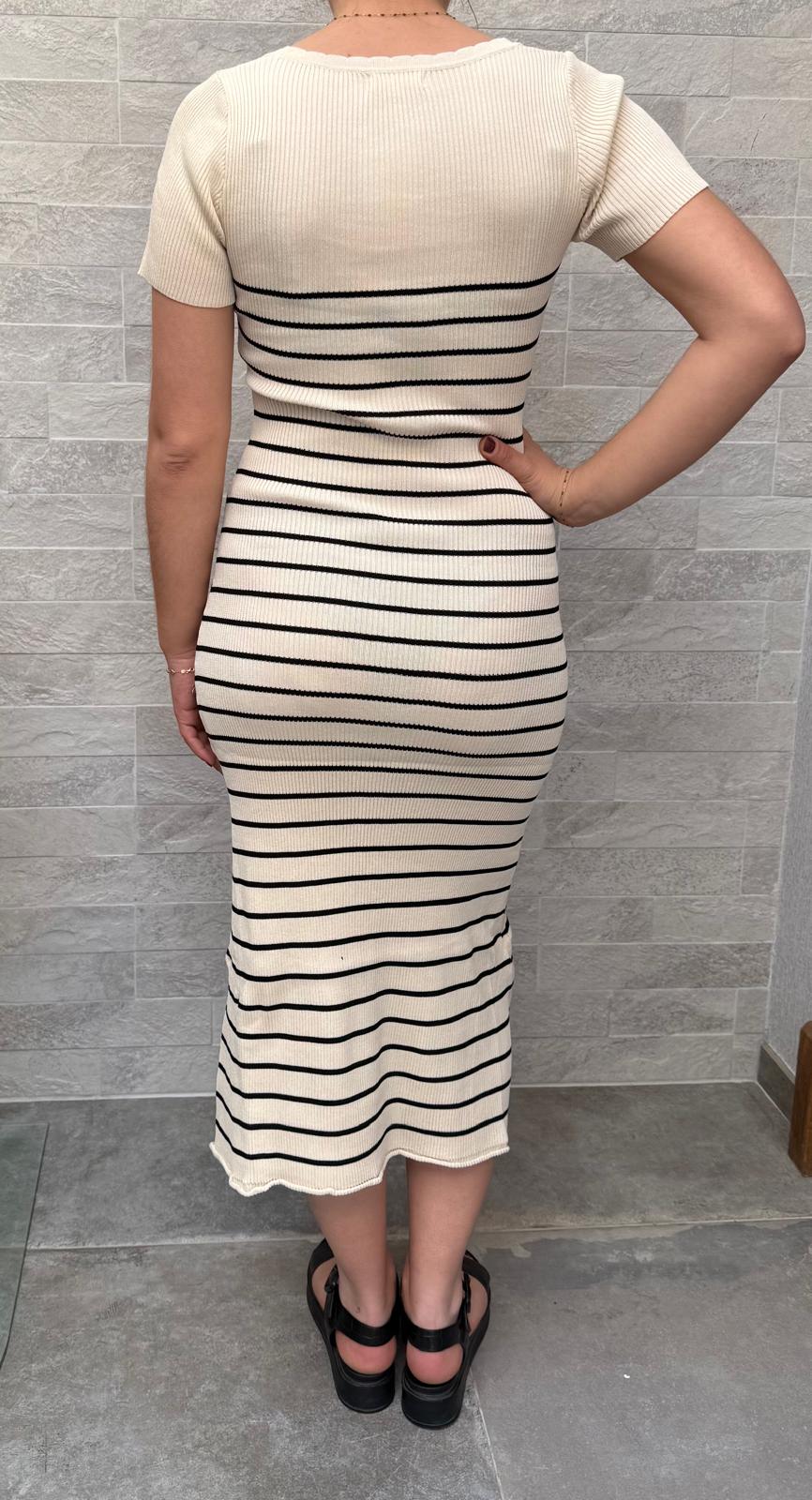Robe rayée