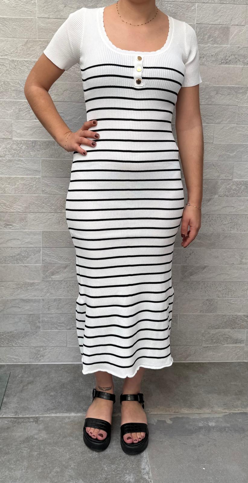 Robe rayée