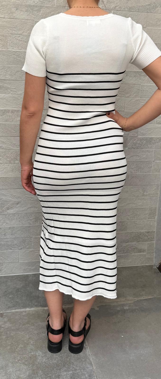 Robe rayée