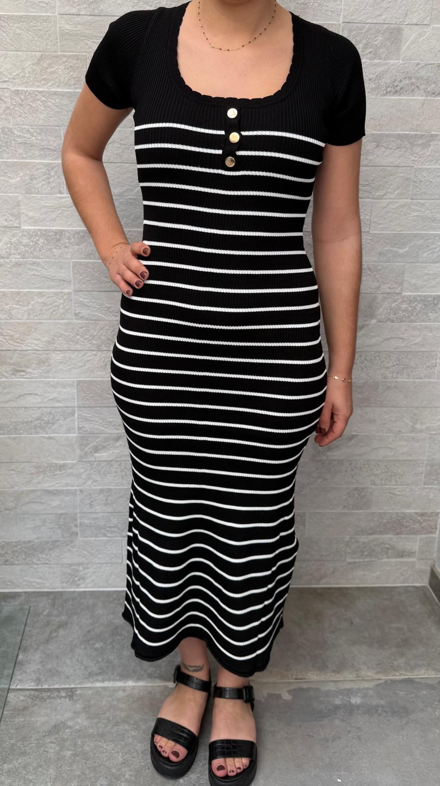 Robe rayée