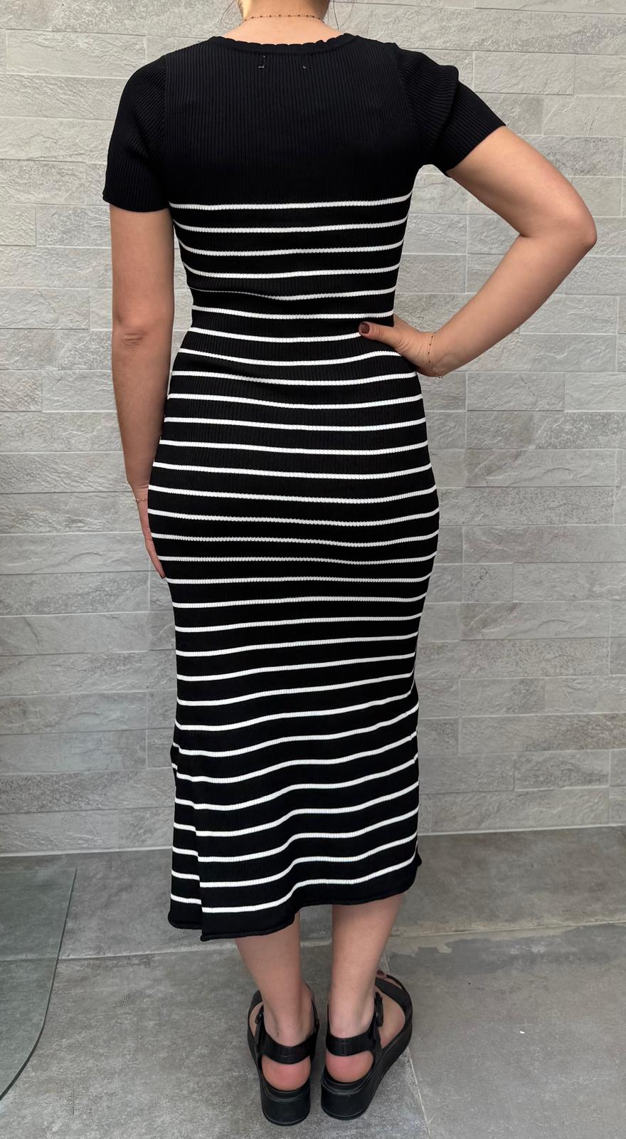 Robe rayée