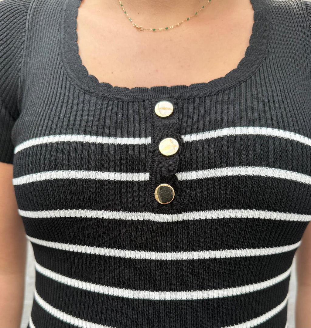 Robe rayée