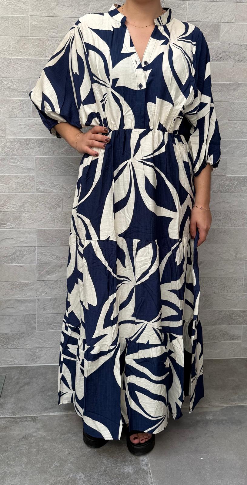 Robe longue imprimée