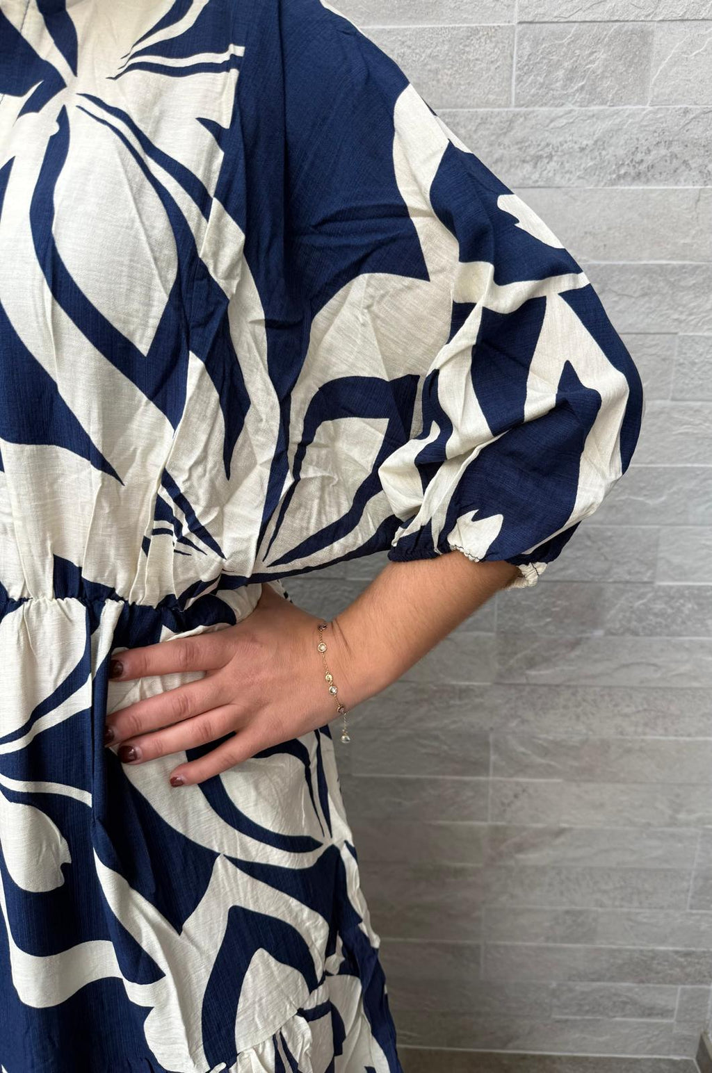 Robe longue imprimée