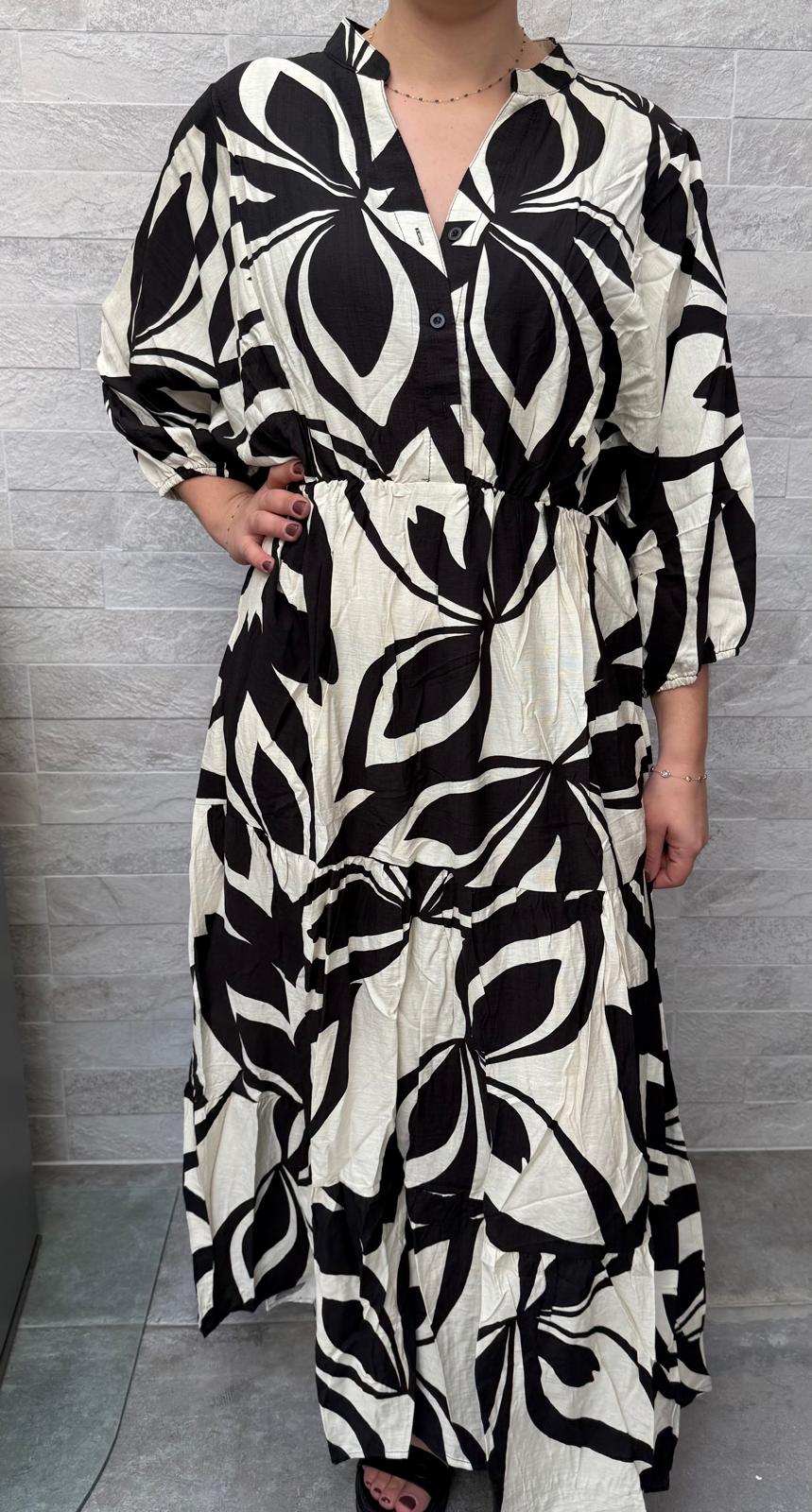 Robe longue imprimée