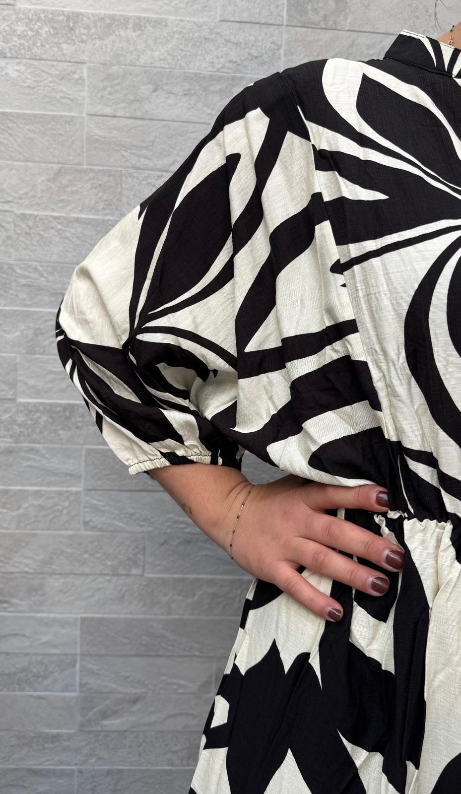 Robe longue imprimée