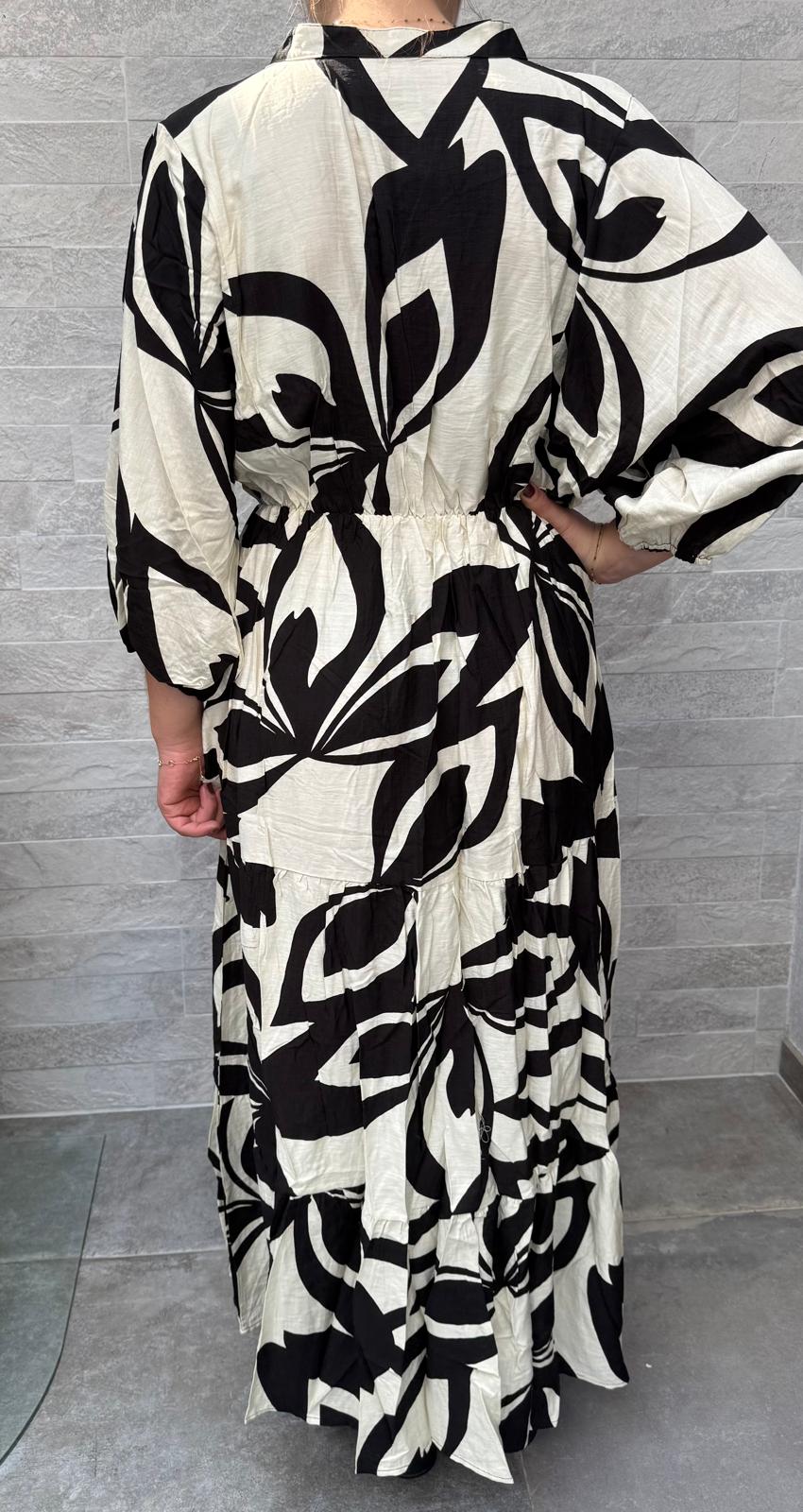 Robe longue imprimée