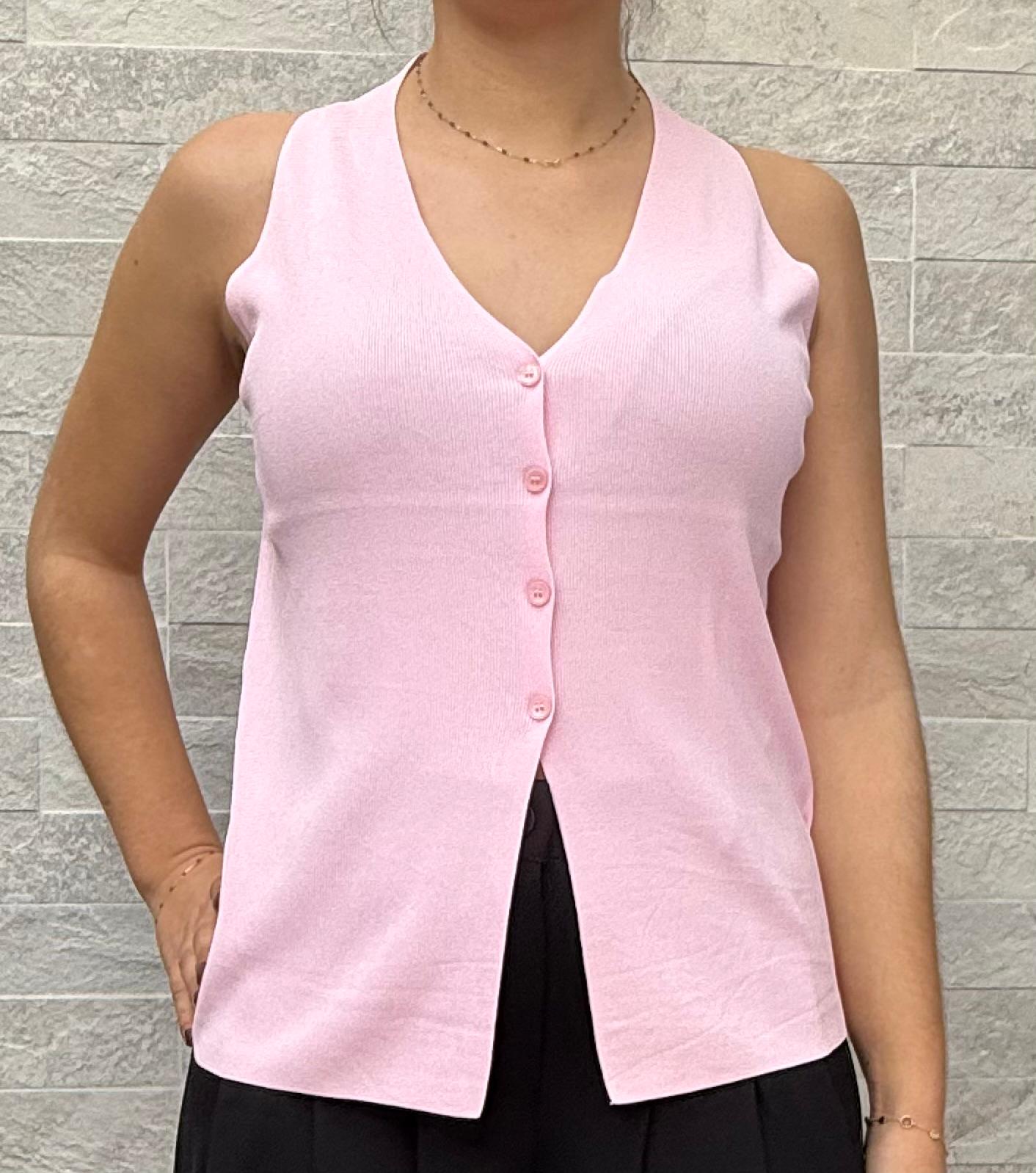 Top boutonné