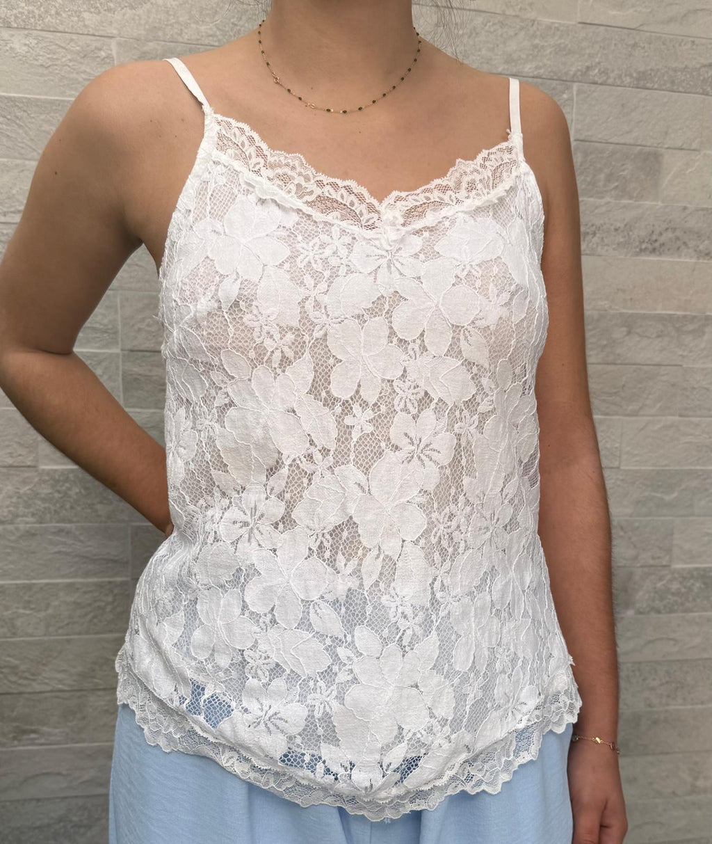 Top dentelle
