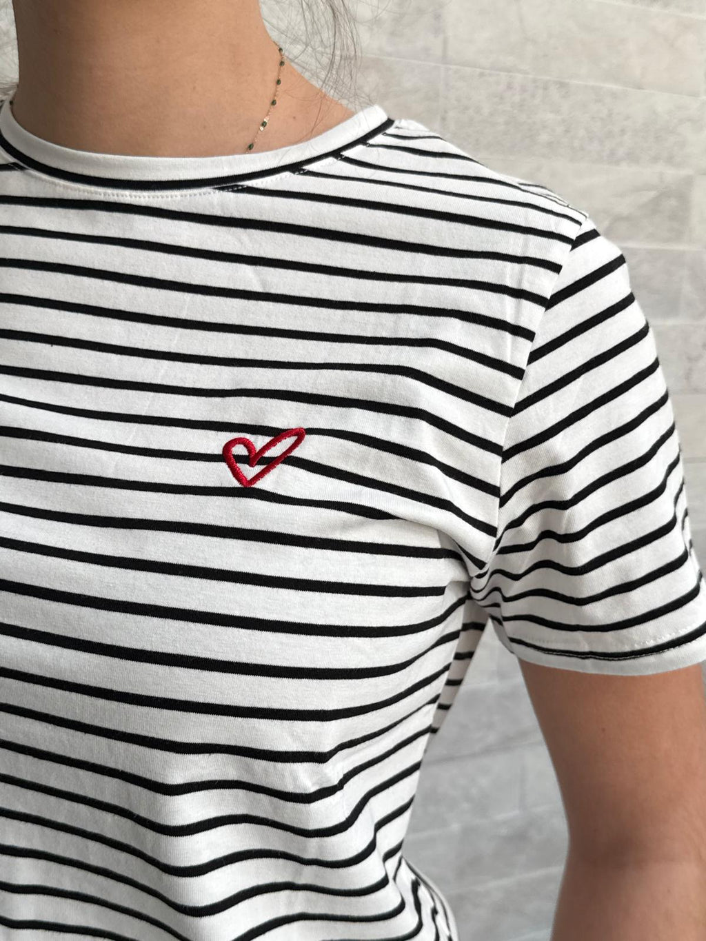 T-shirt ligné