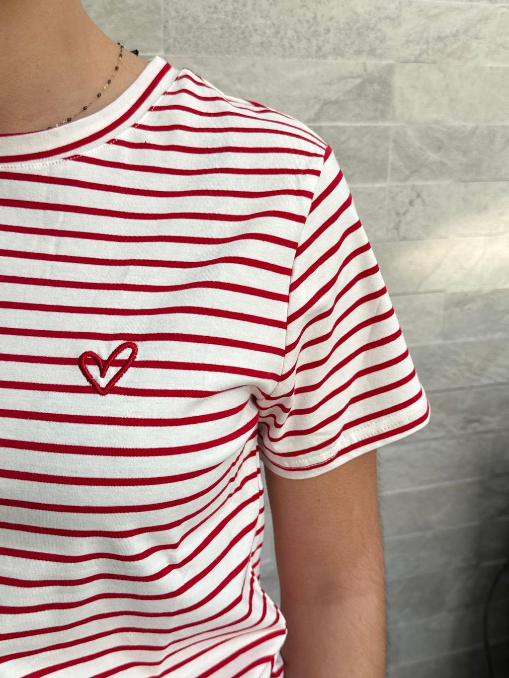 T-shirt ligné