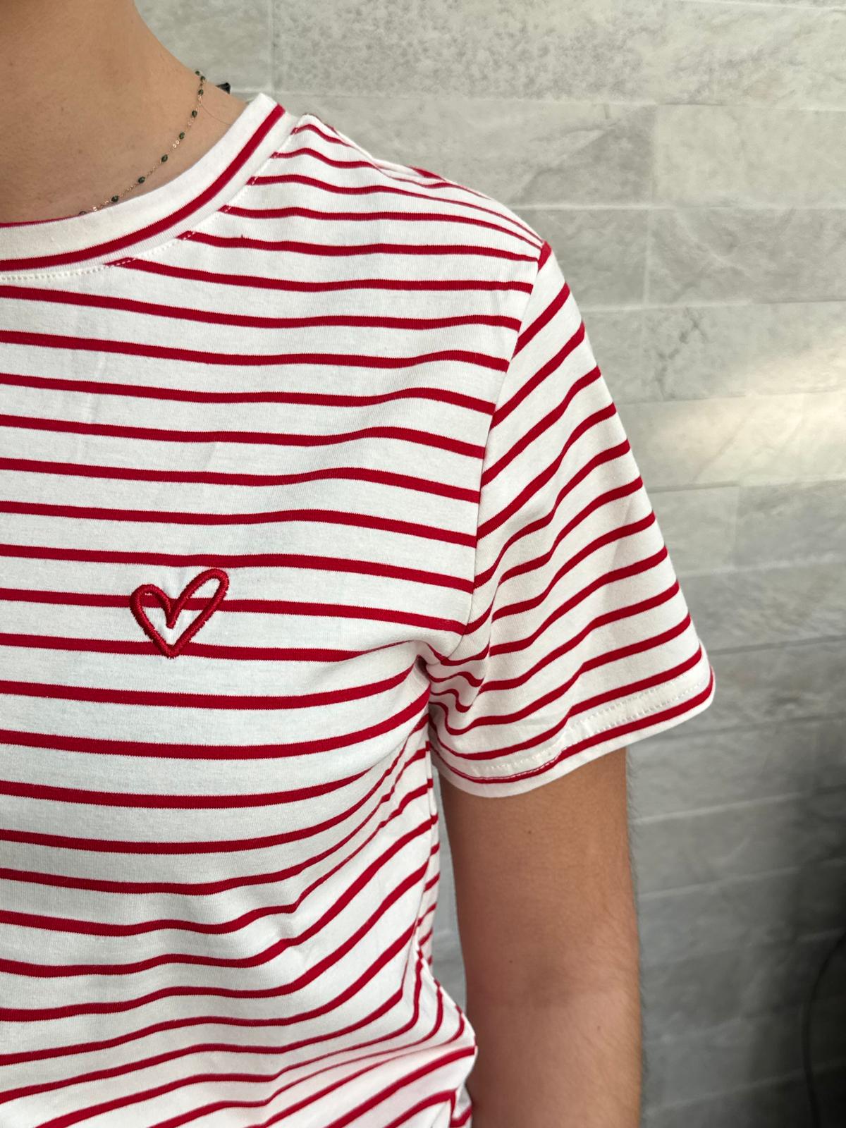T-shirt ligné