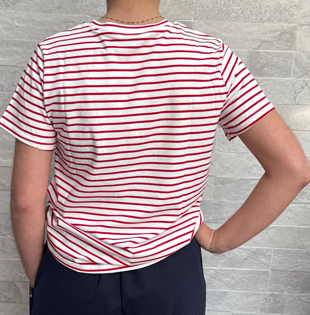 T-shirt ligné