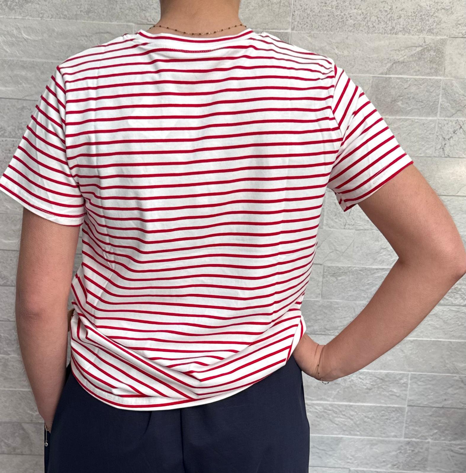 T-shirt ligné