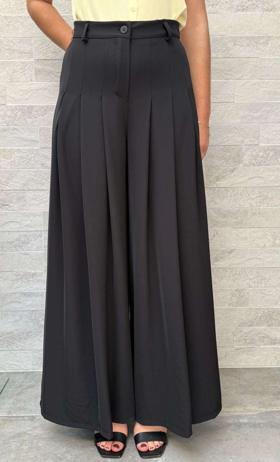 Pantalon fluide noir